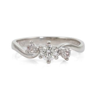 Pink & White Diamond Ring - 1 Argyle Dia