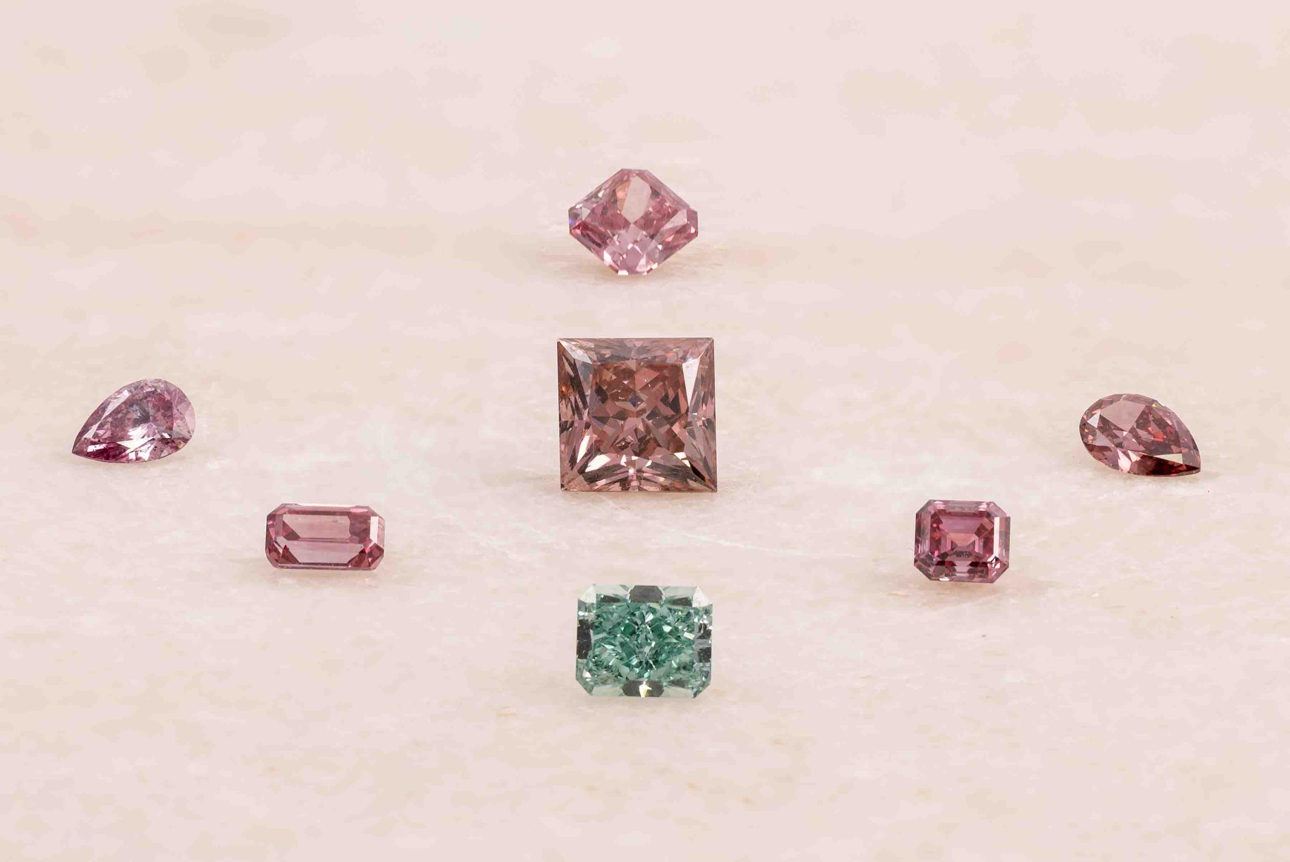 1910 A Radiant Argyle Pink Diamond Collection of Extraordinary Significance