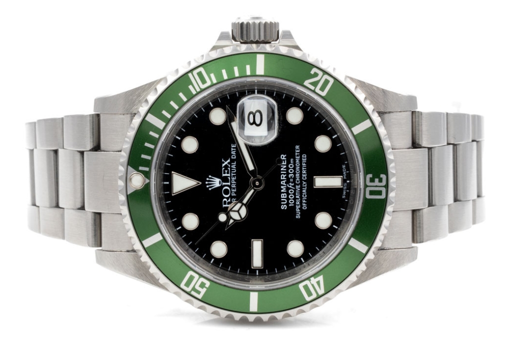Rolex Submariner Kermit Watch 16610LV