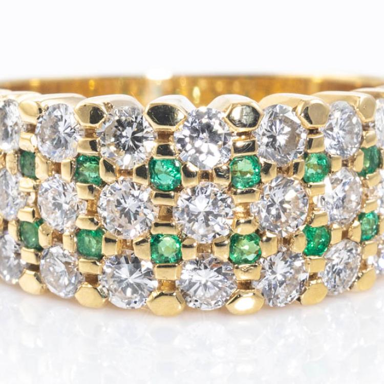 Emerald and Diamond Ring | First State Auctions Hong Kong