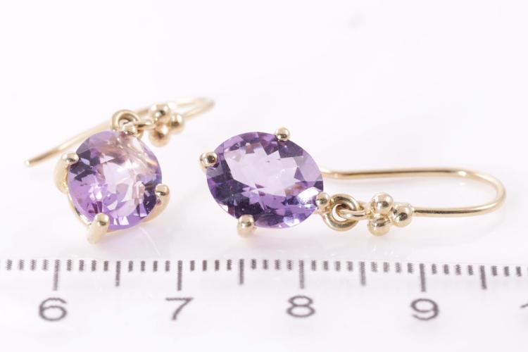 ILEANA MAKRI Crown 18-karat gold amethyst earrings | NET-A-PORTER