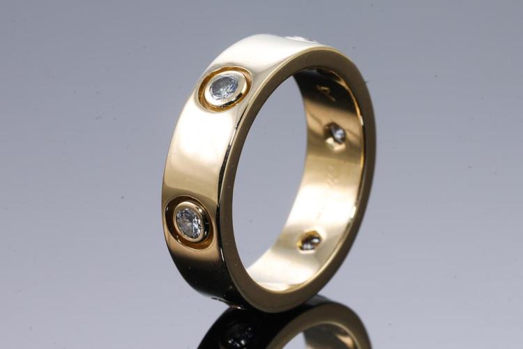 CARTIER Love Full diamond Ring – kingram-japan