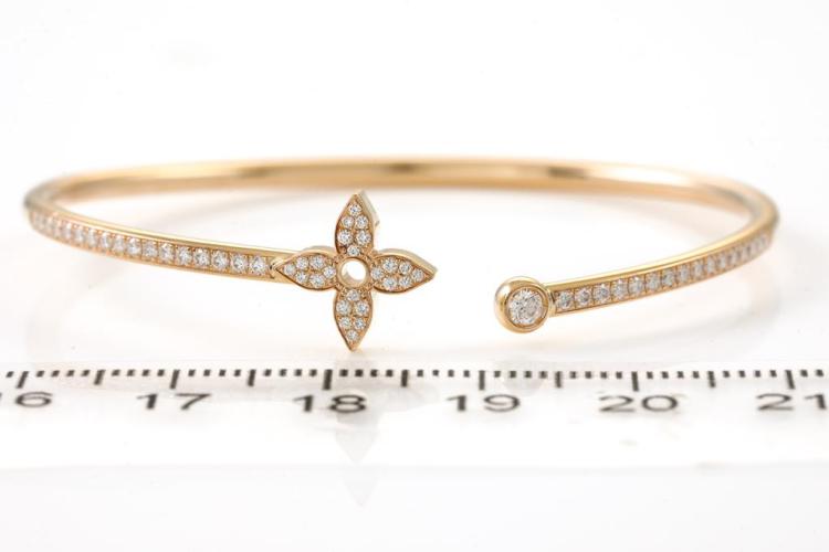 Louis Vuitton Idylle Blossom Twist Bracelet - 18K Rose Gold Bangle,  Bracelets - LOU96782