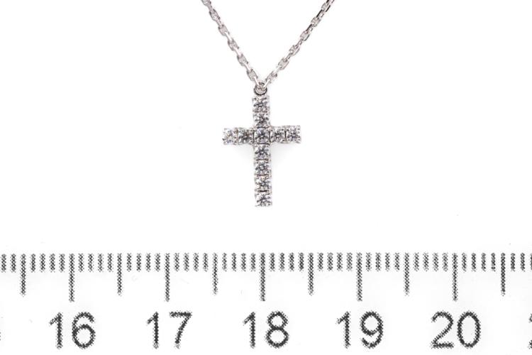 Amari Moissanite Cross Necklace – BOZ Jewelry