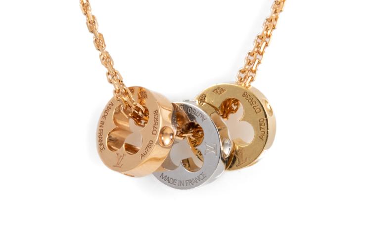Louis Vuitton Empreinte Pendant, 3 Golds Gold. Size NSA