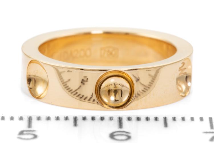 Louis Vuitton Empreinte Ring, Yellow Gold Gold. Size 49