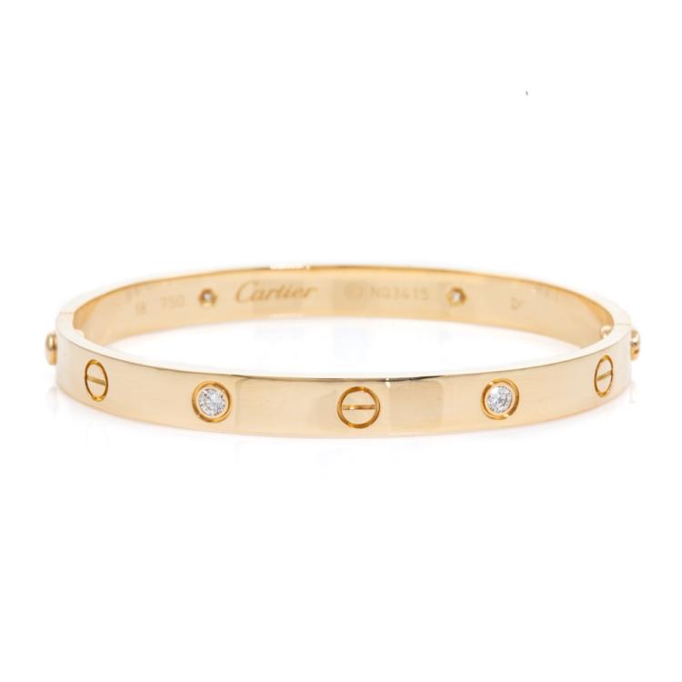 78301 cartier love diamond bracelet