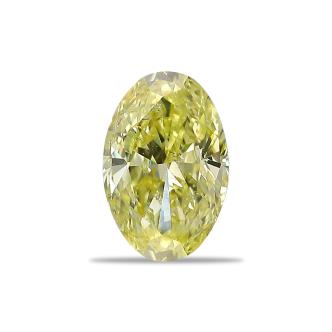 0.70ct Fancy Intense Yellow Diamond GIA P1