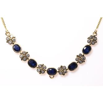 4.50ct Sapphire and Diamond Necklace