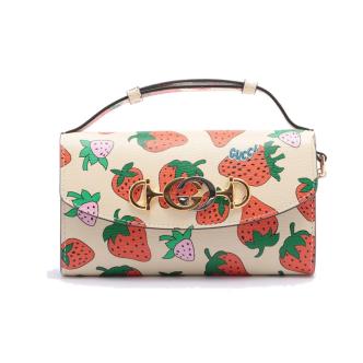 Gucci Zumi Strawberry Shoulder Bag