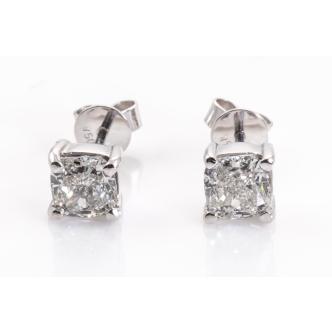 2.01ct Diamond Stud Earrings GSL