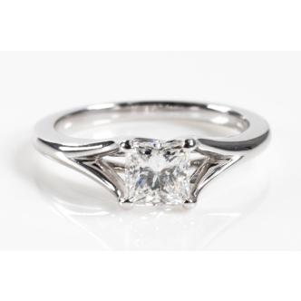 0.71ct Diamond Solitaire Ring GIA D IF