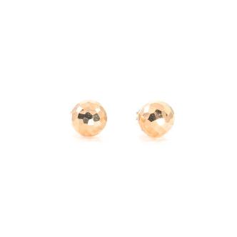 Four x 9ct Rose Gold Ear Studs