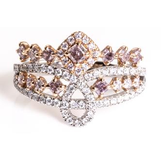 Fancy Pink Diamond Ring GIA