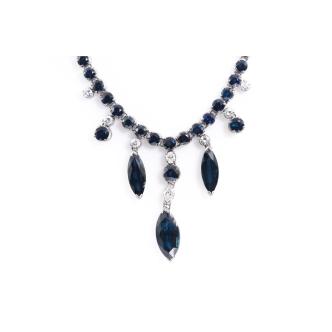 18.14ct Sapphire and Diamond Necklace