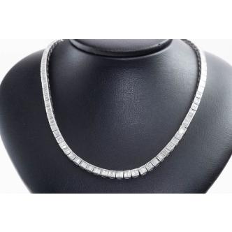 9.50ct Baguette Diamond Necklace