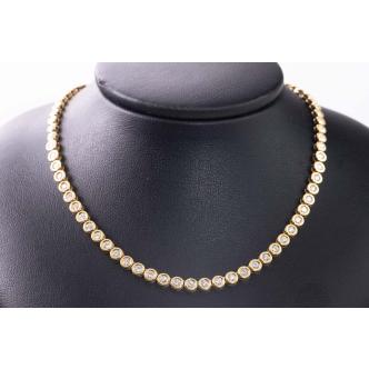 3.79ct Diamond Tennis Necklace