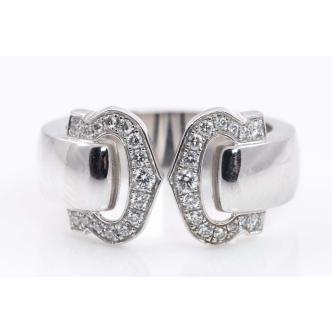 Cartier Boucle C2 Diamond Ring