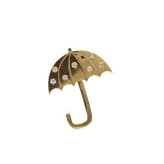 0.22ct Diamond Umbrella Brooch