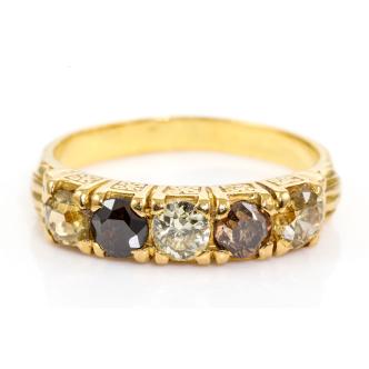 1.10ct Fancy Diamond Eternity Ring