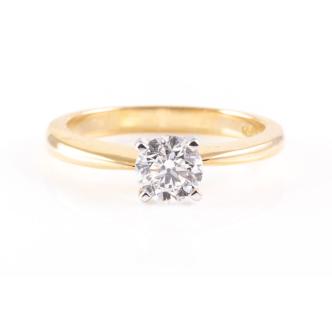 0.70ct Diamond Solitaire Ring GIA D SI1