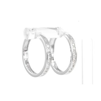 0.60ct Diamond Hoop Earrings
