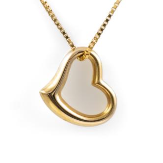 18ct Gold Heart Design Pendant