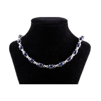 61.67ct Sapphire and Diamond Necklace