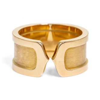 Cartier C2 Wide Gold Ring 12.2g