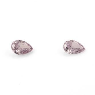 0.18ct Loose Pair of Pink Diamonds GSL