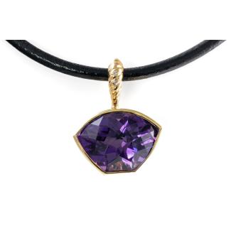 9.00ct Amethyst and Diamond Necklace