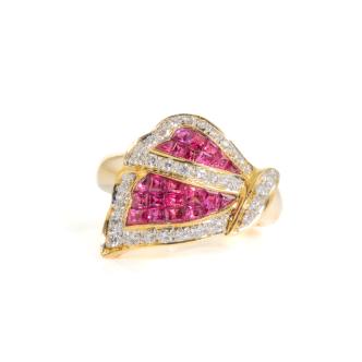 5.78ct Ruby and Diamond Ring