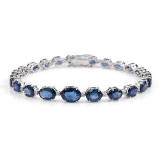18.34ct Sapphire and Diamond Bracelet