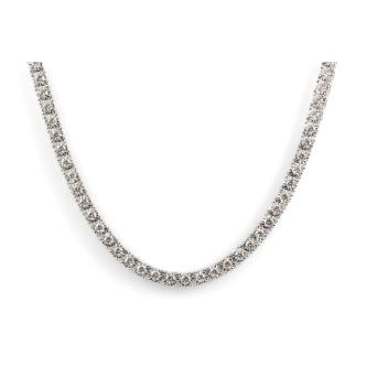 6.40ct Diamond Tennis Necklace