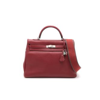 Hermes Kelly 35 Taurillon Clemence Rouge