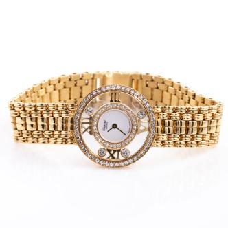 Chopard Happy Diamonds Gold Watch 53.2g