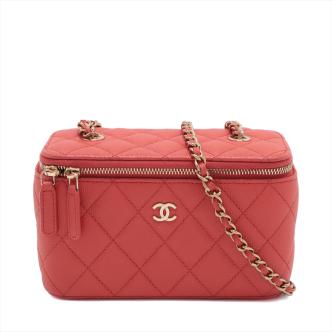 Chanel Caviar Quilted Small Vanity Case