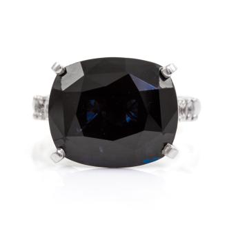 10.22ct Spinel, Sapphire & Diamond Ring