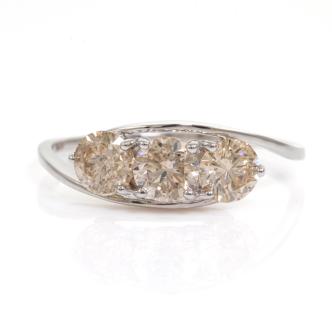 1.00ct Light Champagne Diamond Ring
