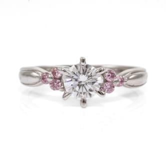 Argyle Origin Pink & White Diamond Ring