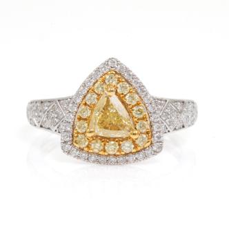 1.01ct Fancy Yellow Diamond Dress Ring