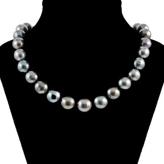 10.8mm - 8.0mm Tahitian Pearl Necklace