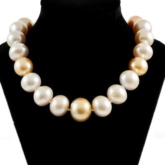 16.5mm - 11.3mm South Sea Pearl Necklace