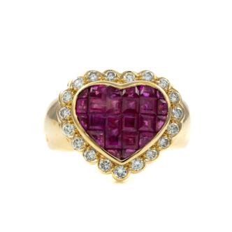 2.02ct Ruby and Diamond Ring