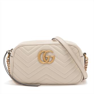 Gucci GG Marmont Leather Chain Bag