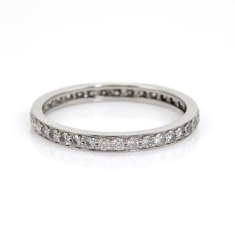 0.60ct Diamond Full Hoop Eternity Ring