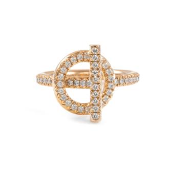 Hermes Echappee Diamond Ring