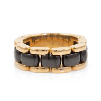 Chanel Ultra Ceramic and Gold Ring