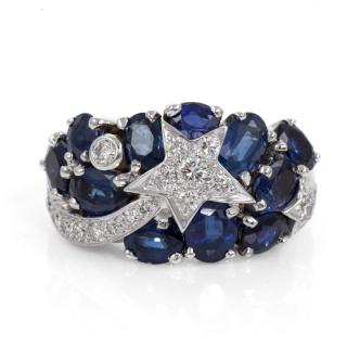 Chanel Comète Sapphire & Diamond Ring