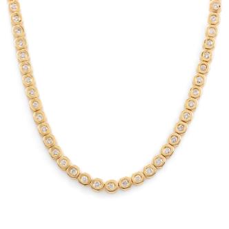 4.35ct Diamond Tennis Necklace